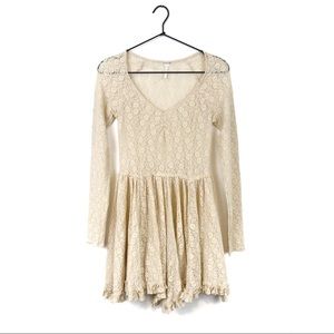 Free People Witchy Skater Lace Dress